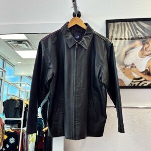 90s Gap Leather Jacket